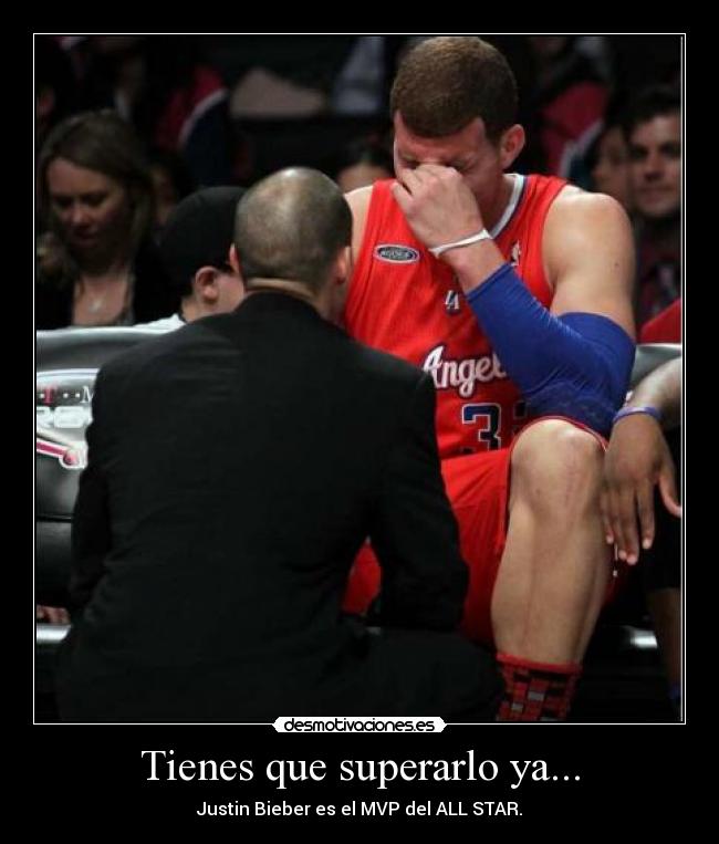 Tienes que superarlo ya... - Justin Bieber es el MVP del ALL STAR.