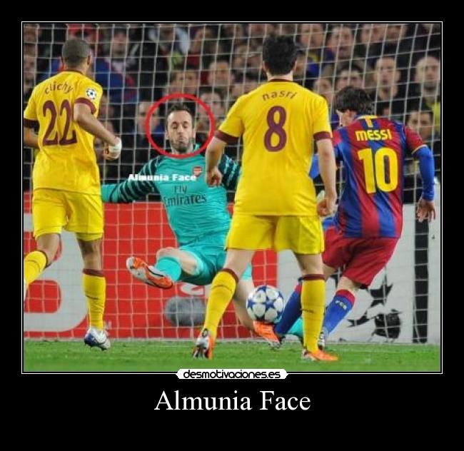 Almunia Face -