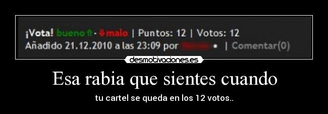 Esa rabia que sientes cuando -