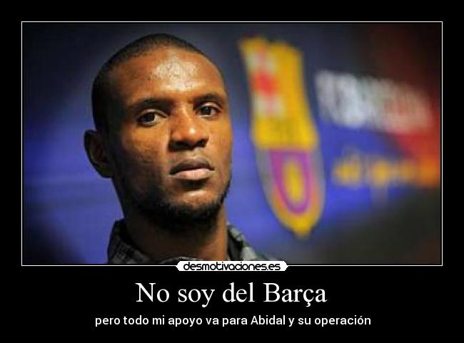 No soy del Barça -