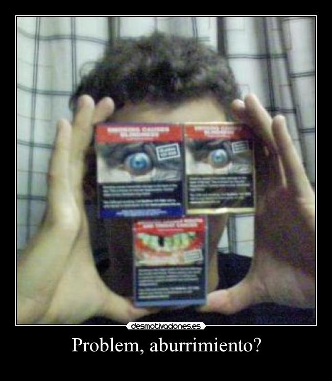 carteles problem aburrimiento desmotivaciones