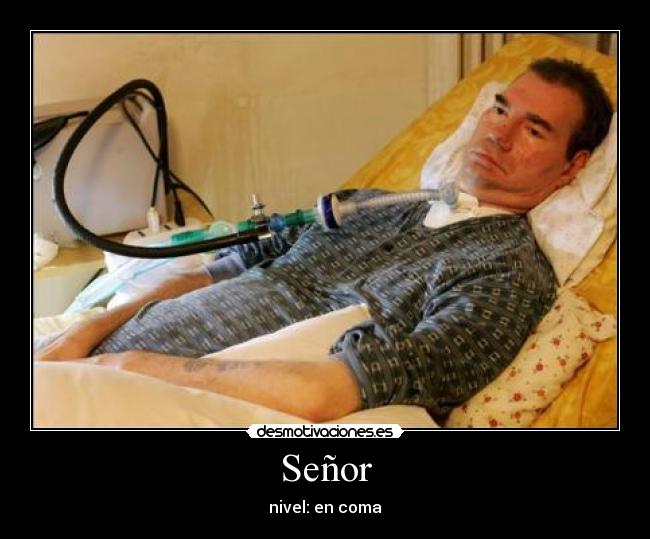 Señor - nivel: en coma