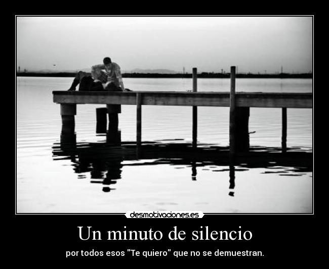Un minuto de silencio -