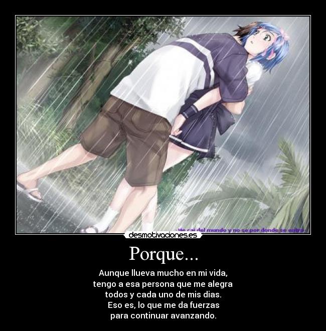 Porque... -