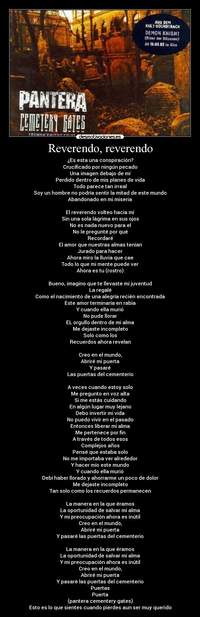 Reverendo, reverendo - 