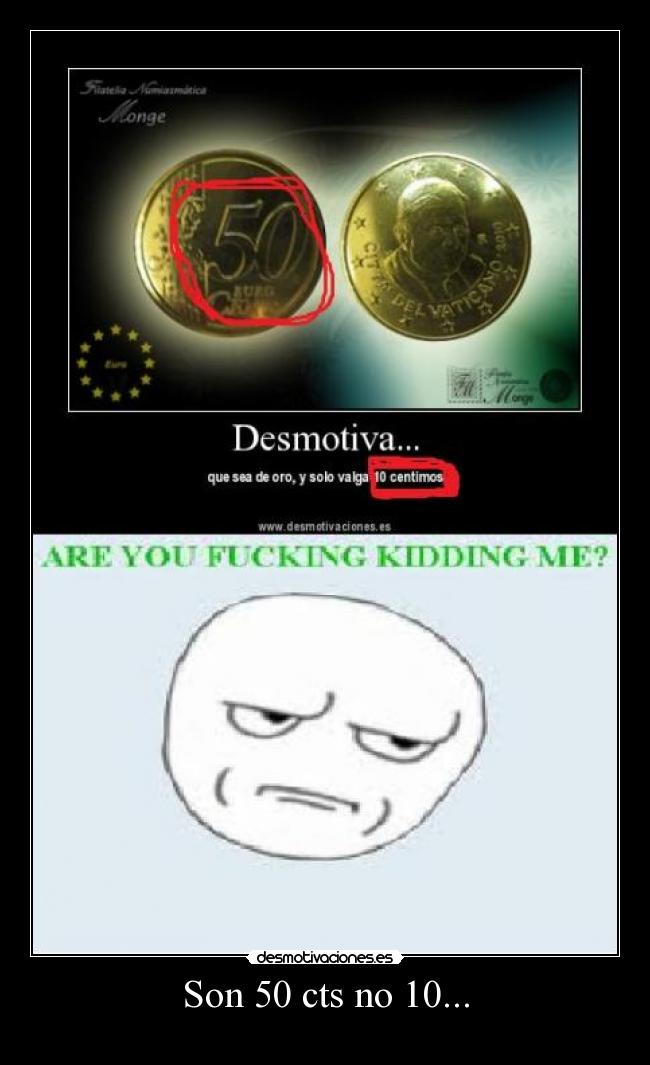 Son 50 cts no 10... - 