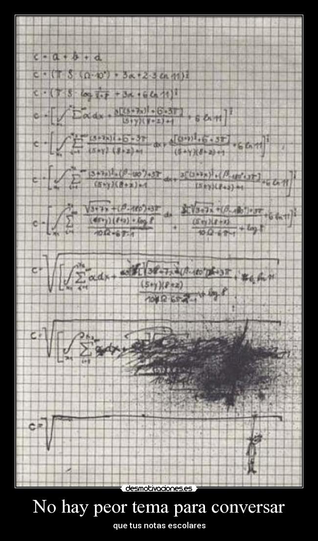 No hay peor tema para conversar -