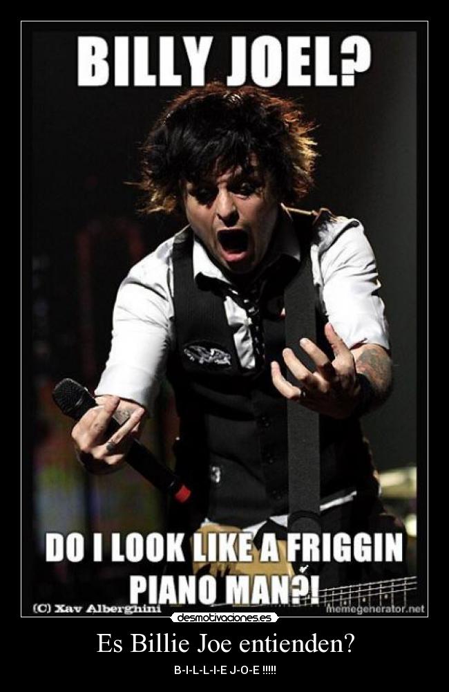 Es Billie Joe entienden? - 