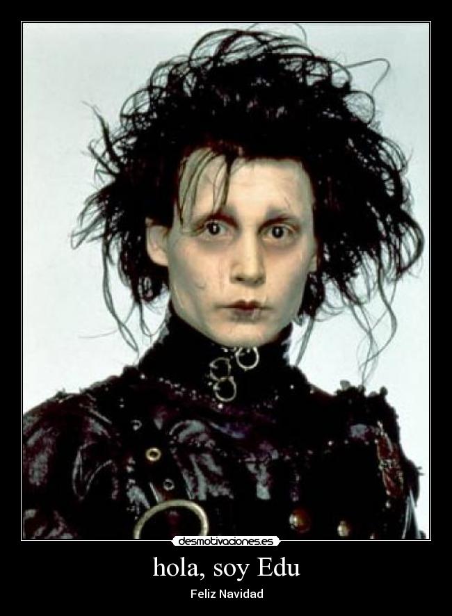 hola, soy Edu - Feliz Navidad
