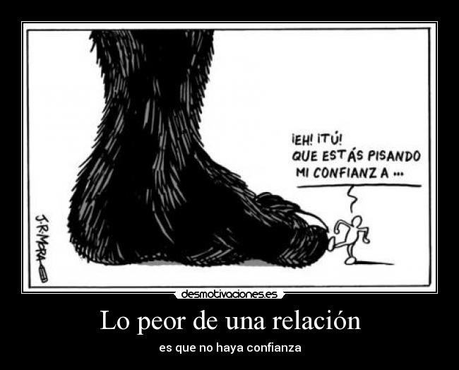Lo peor de una relación -