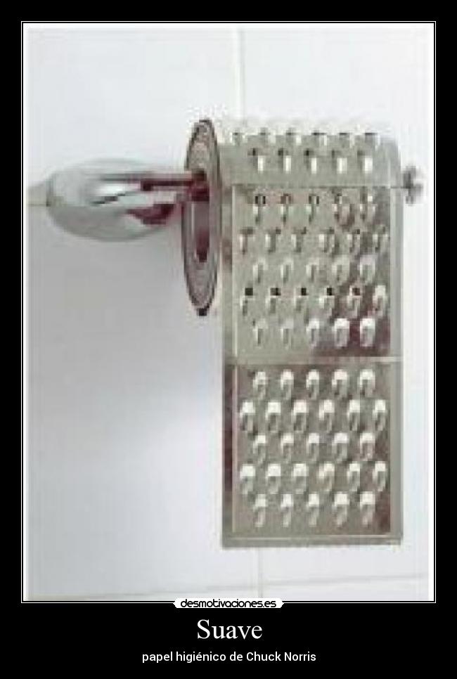 Suave - papel higiénico de Chuck Norris