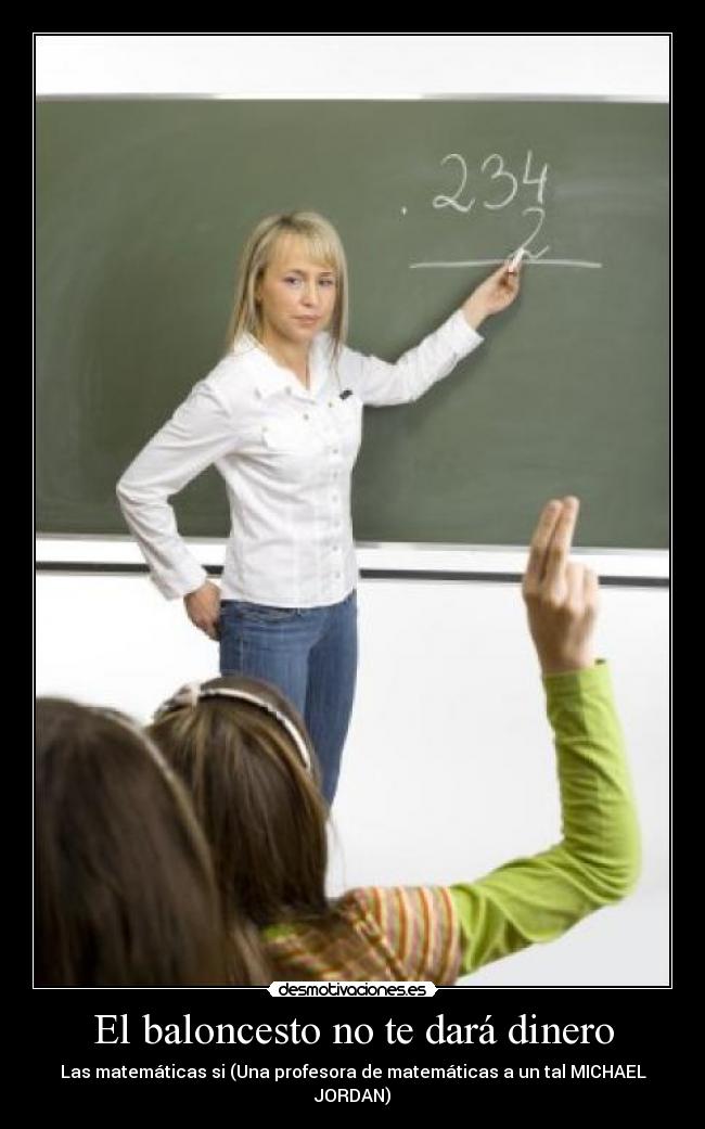 El baloncesto no te dará dinero - 