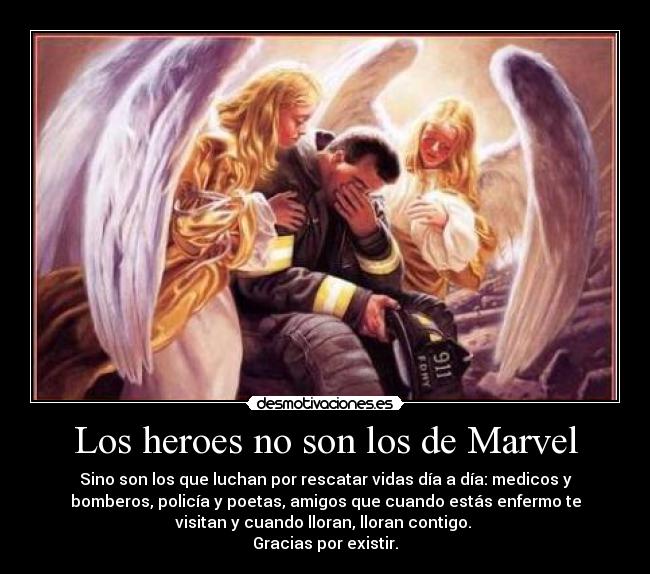 Los heroes no son los de Marvel -