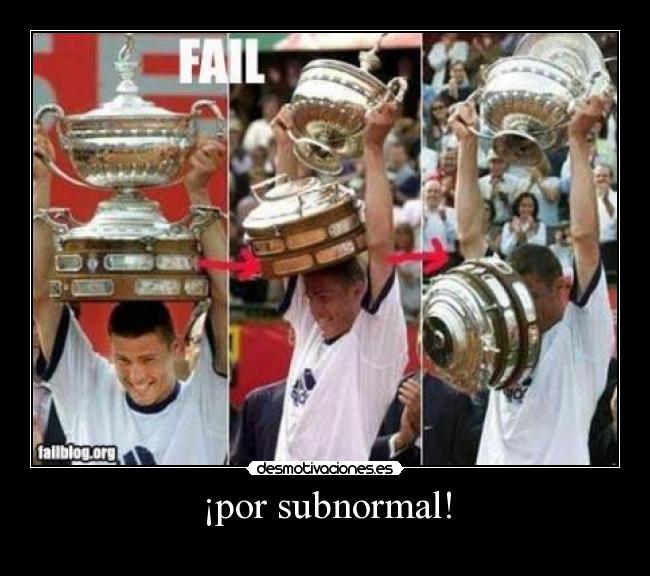¡por subnormal! - 