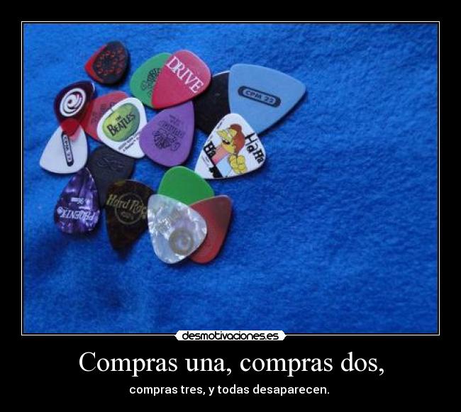 Compras una, compras dos, - 