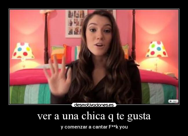 carteles chica bonita cee-lo desmotivaciones fk you desmotivaciones