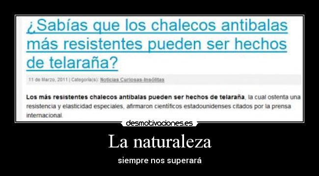 La naturaleza - 