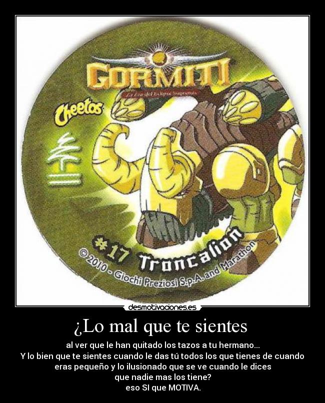 ¿Lo mal que te sientes  - 