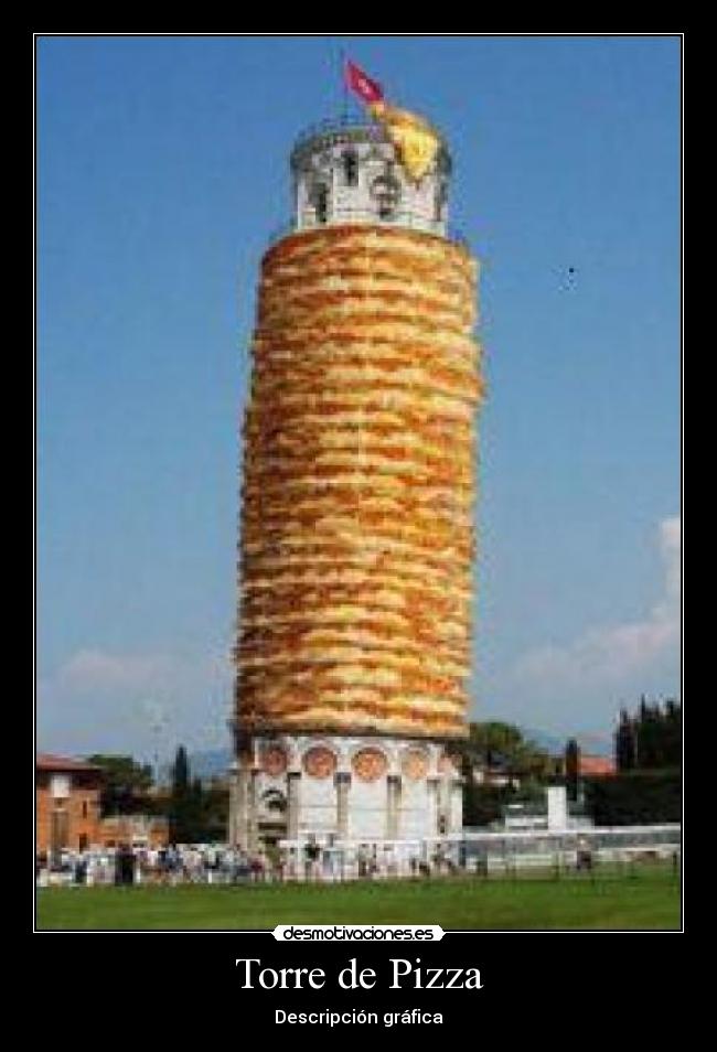 Torre de Pizza - Descripción gráfica