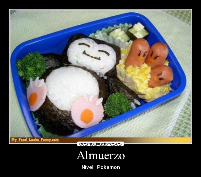 carteles pokemon snorlax dugtrio almuerzo desmotivaciones