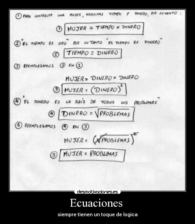 Ecuaciones -