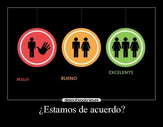 ¿Estamos de acuerdo? -