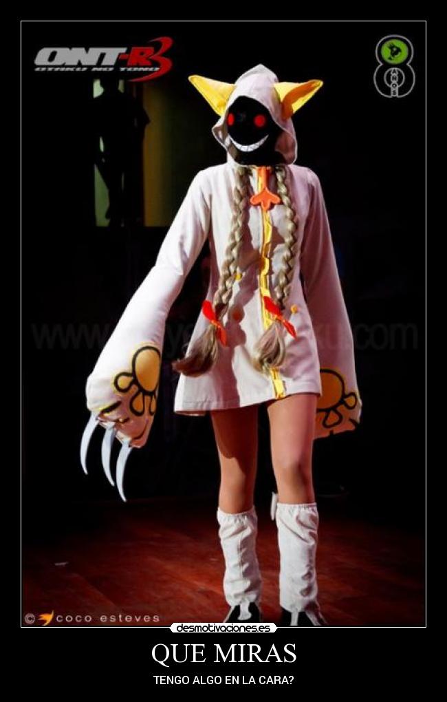 QUE MIRAS - TENGO ALGO EN LA CARA?