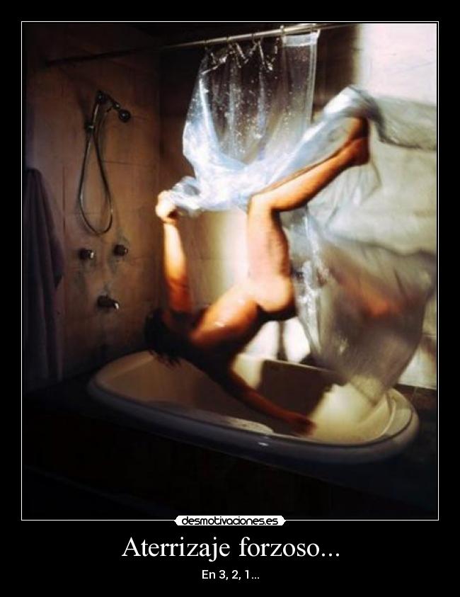 carteles banera resbalon porrazo desmotivaciones