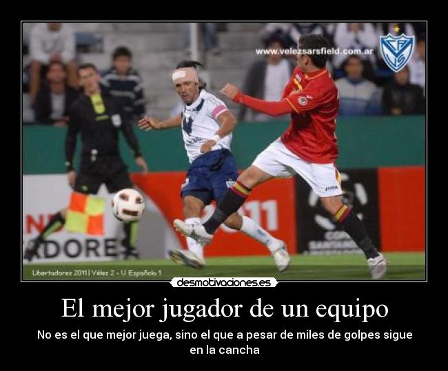 El mejor jugador de un equipo -