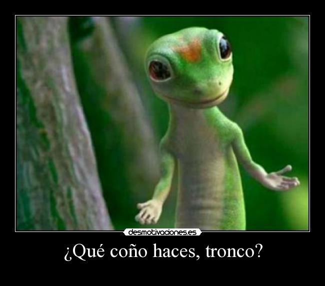¿Qué coño haces, tronco? - 
