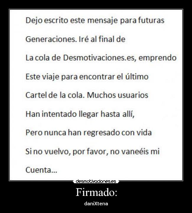 Firmado: - daniXtena