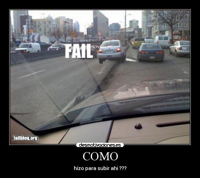 COMO - hizo para subir ahi ???