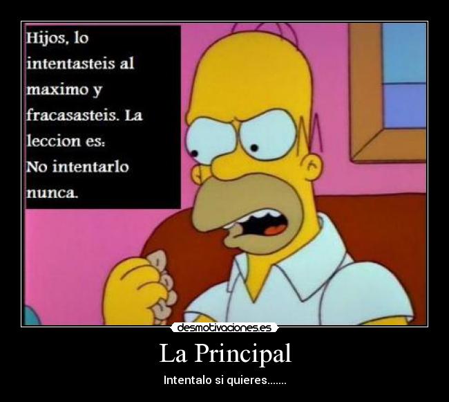 La Principal - Intentalo si quieres.......