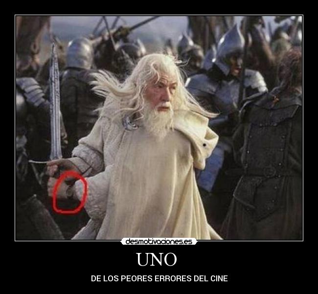 UNO  - DE LOS PEORES ERRORES DEL CINE