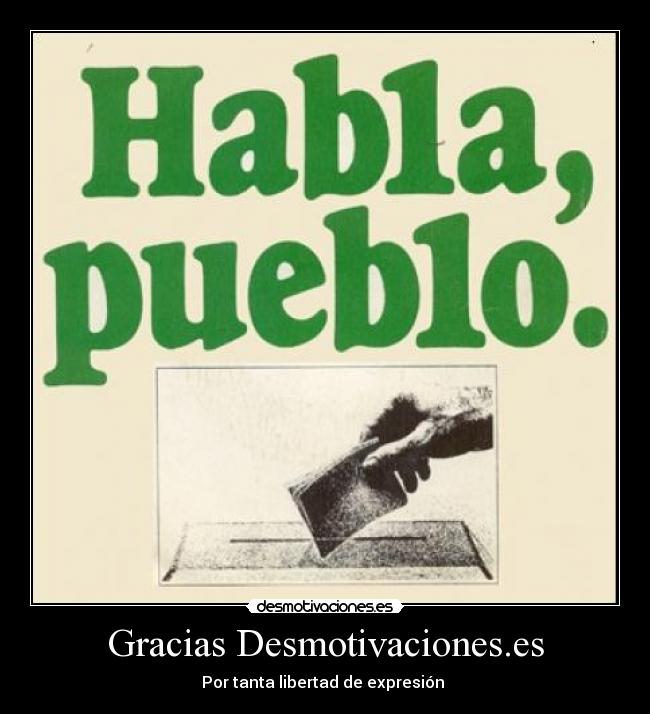 Gracias Desmotivaciones.es - 