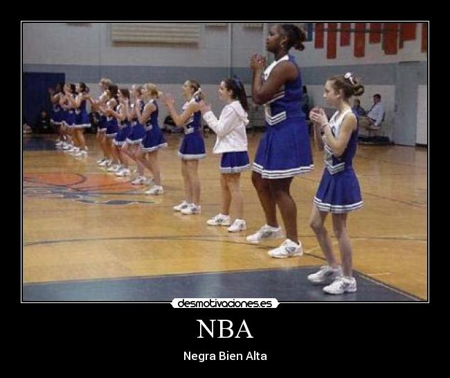 carteles negra alta gigante nba desmotivaciones