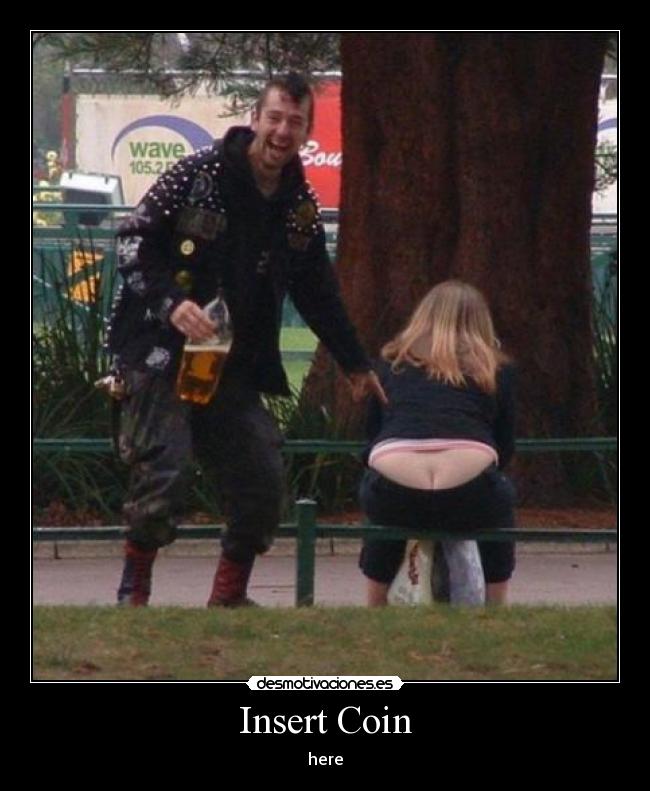 carteles insert coin desmotivaciones