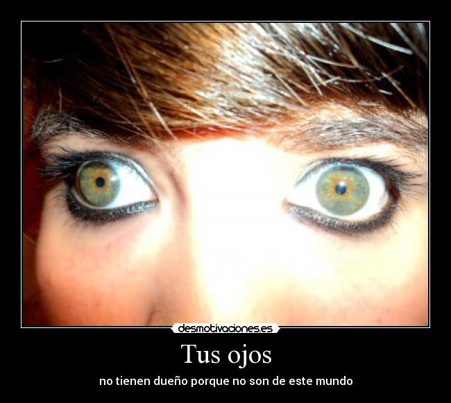 Tus ojos -