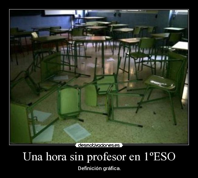 Una hora sin profesor en 1ºESO - 