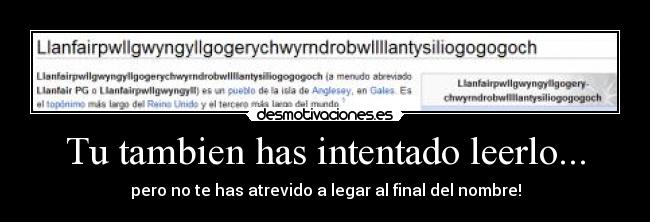Tu tambien has intentado leerlo... -