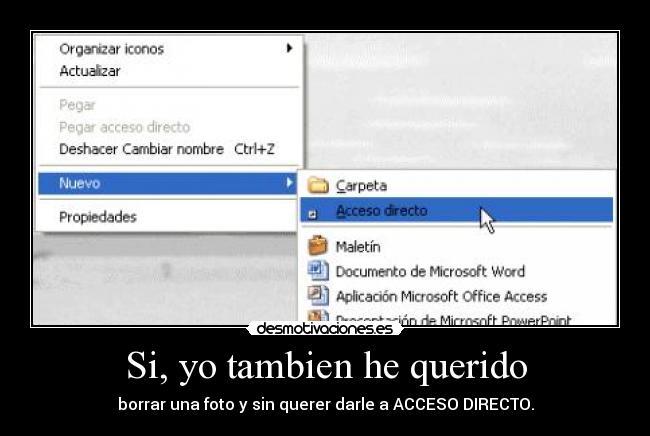 Si, yo tambien he querido - 