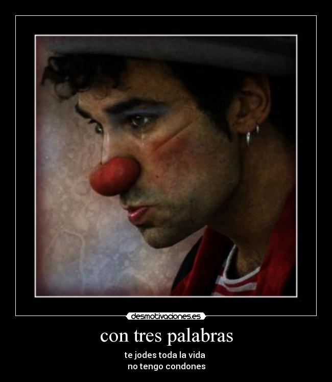 con tres palabras - 
