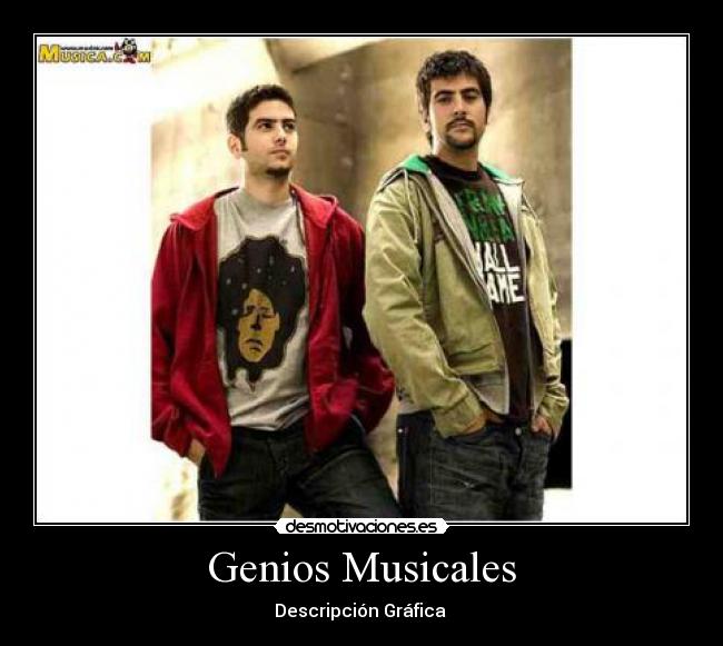 Genios Musicales - Descripción Gráfica