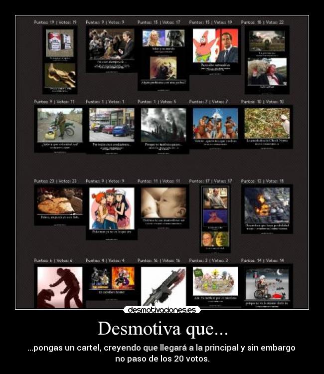 Desmotiva que... - 