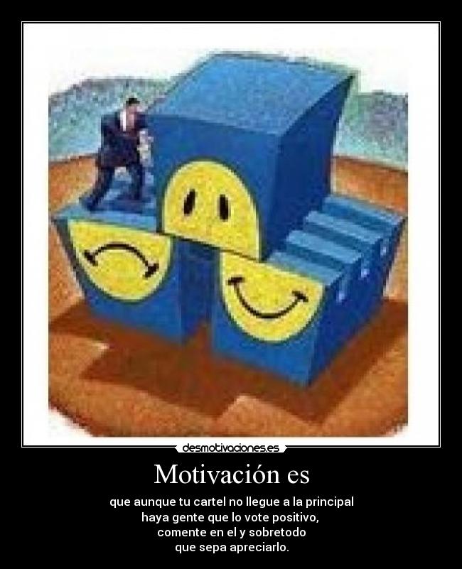 Motivación es -