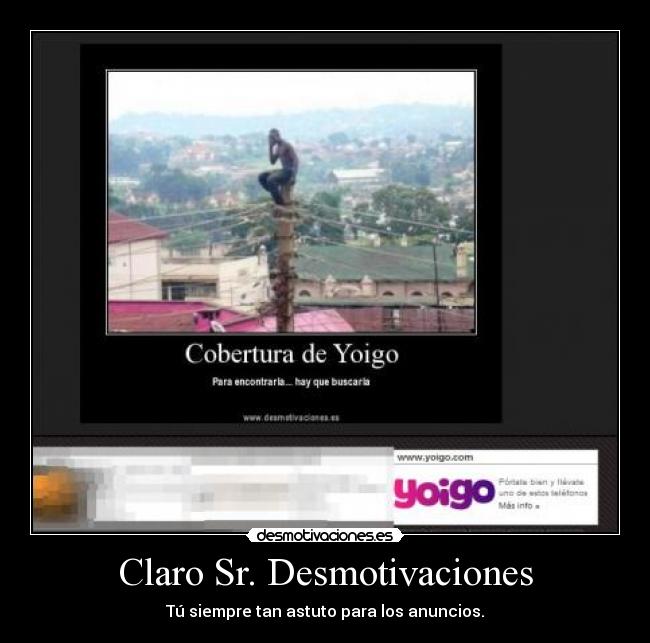Claro Sr. Desmotivaciones - 