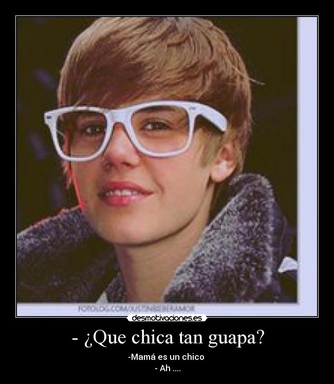 - ¿Que chica tan guapa? -