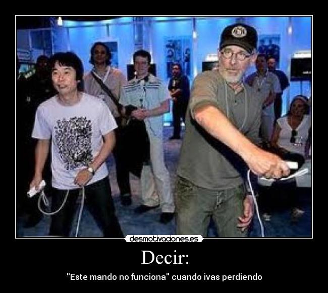 Decir: -