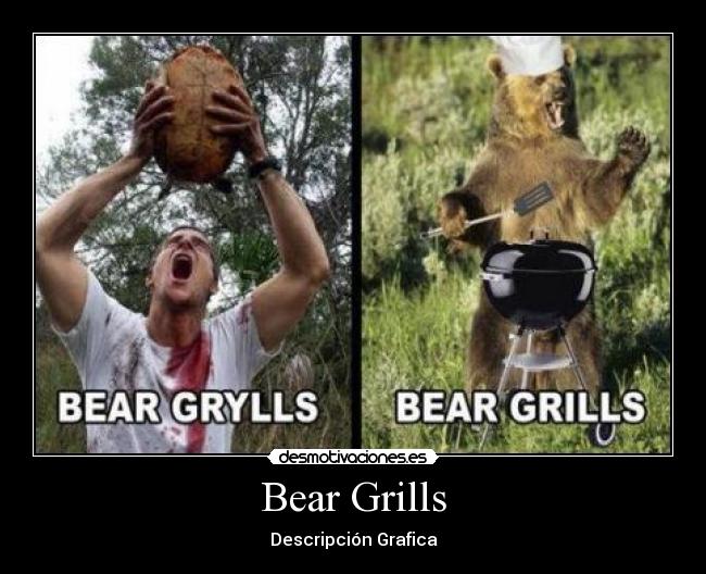 Bear Grills - Descripción Grafica