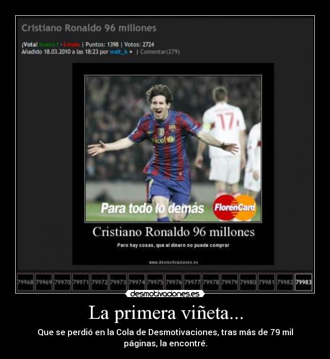 La primera viñeta... -